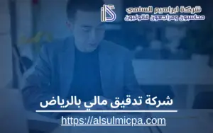شركة تدقيق مالي بالرياض